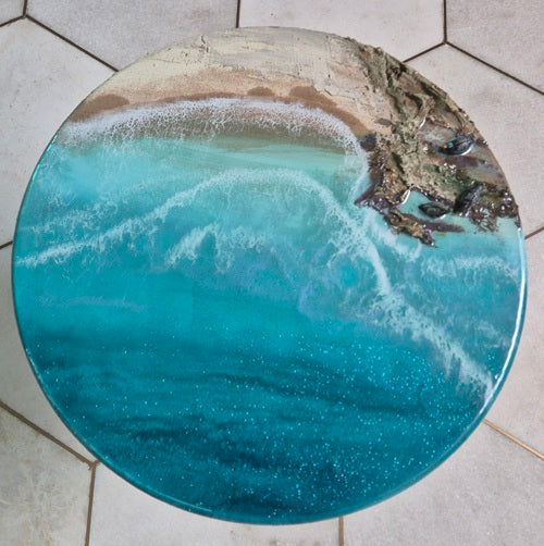 Beach pour coffee table