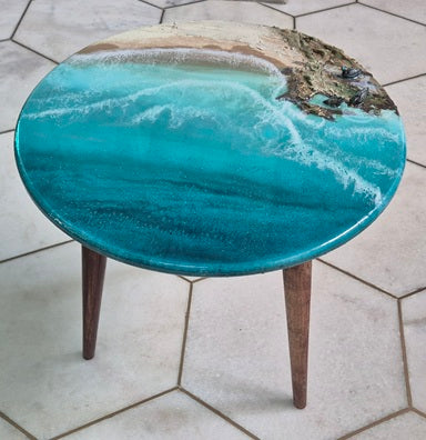 Beach pour coffee table