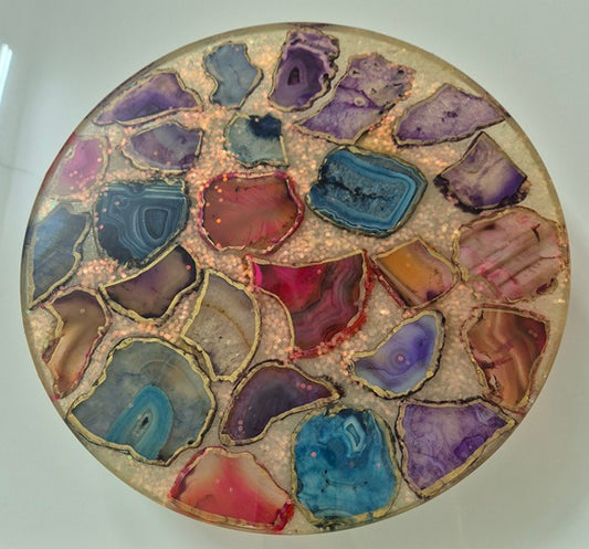 Agate Resin Platte