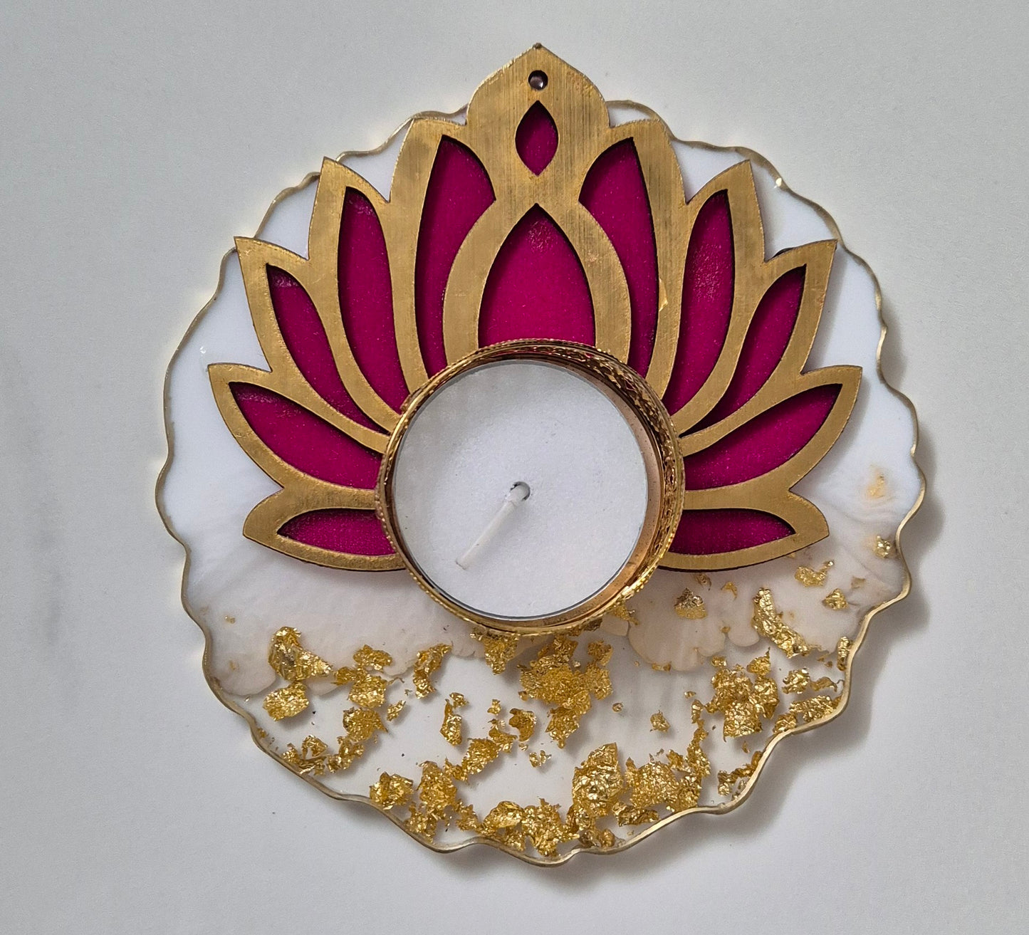 Lotus in resin