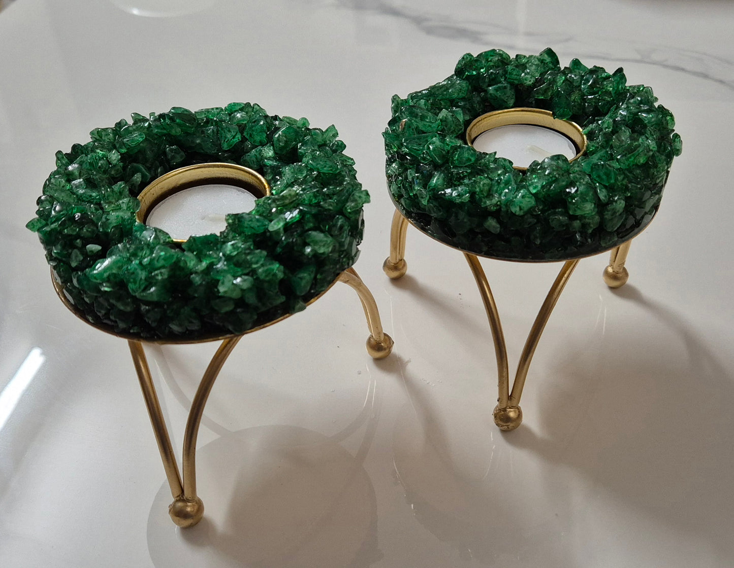 Resin with Colour Stone crystals