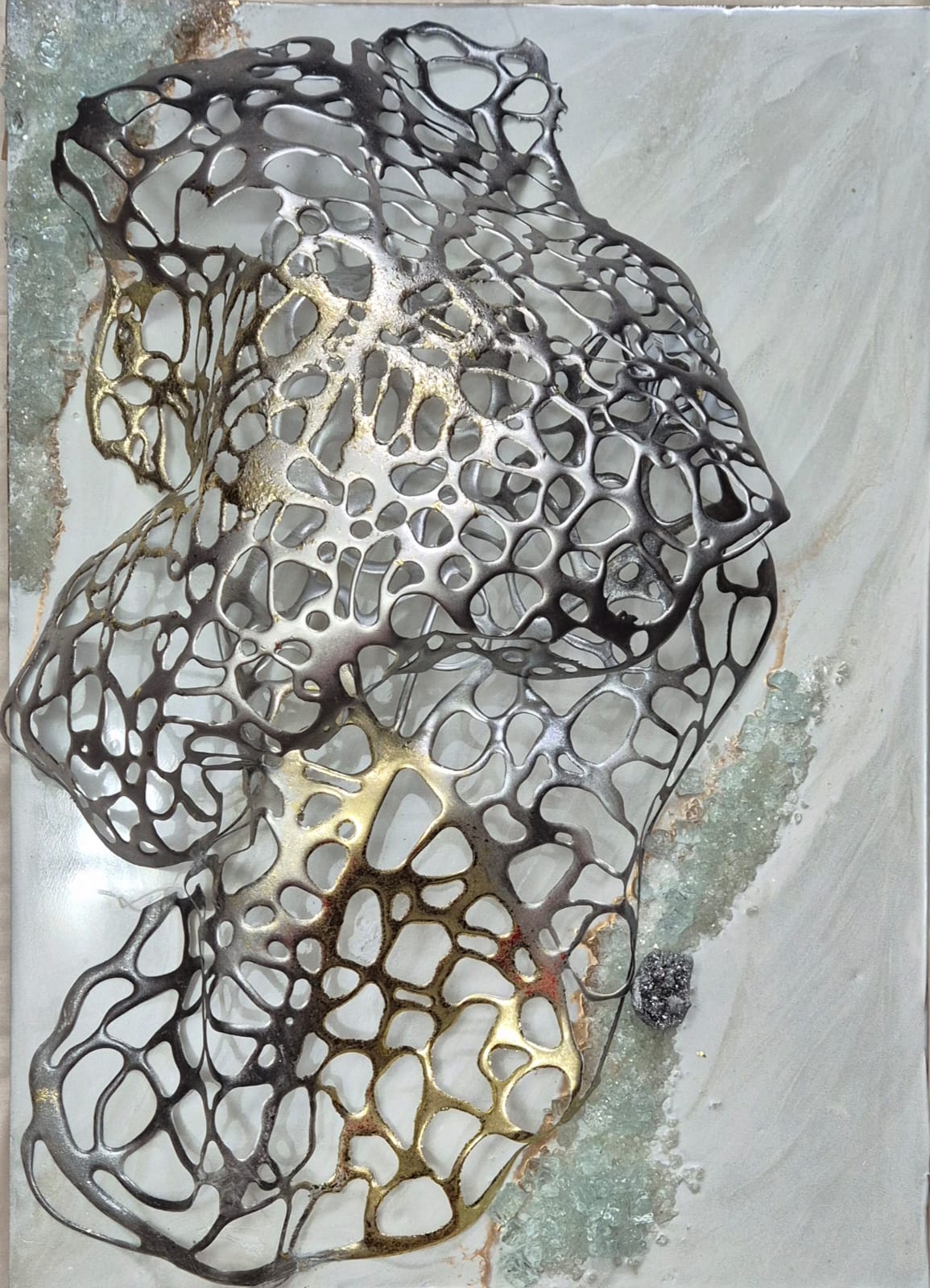 Resin Lattice Vein Mesh