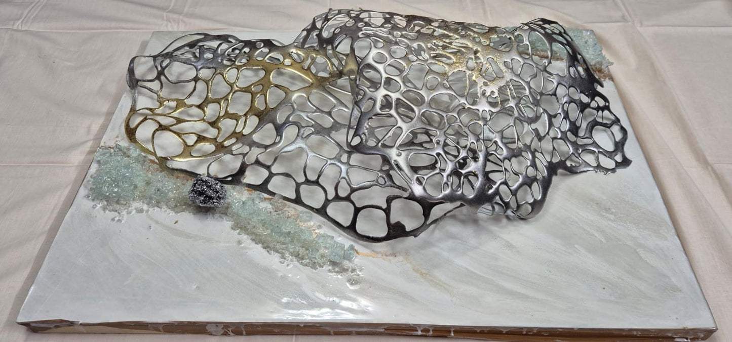 Resin Lattice Vein Mesh